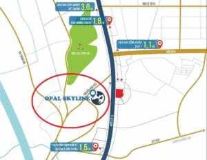 Vị trí dự án Opal Skyline Thuận An có tiềm năng?