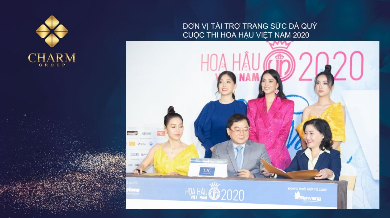 Charm Group đơn vị tài trợ trang sức Hoa hậu Việt Nam