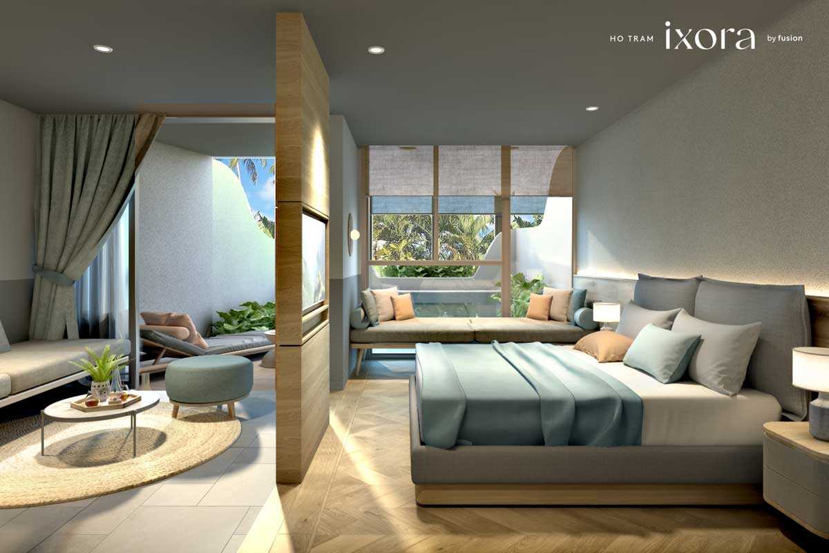 Thiết kế phòng ngủ Biệt thự Ixona Ho Tram By Fusion
