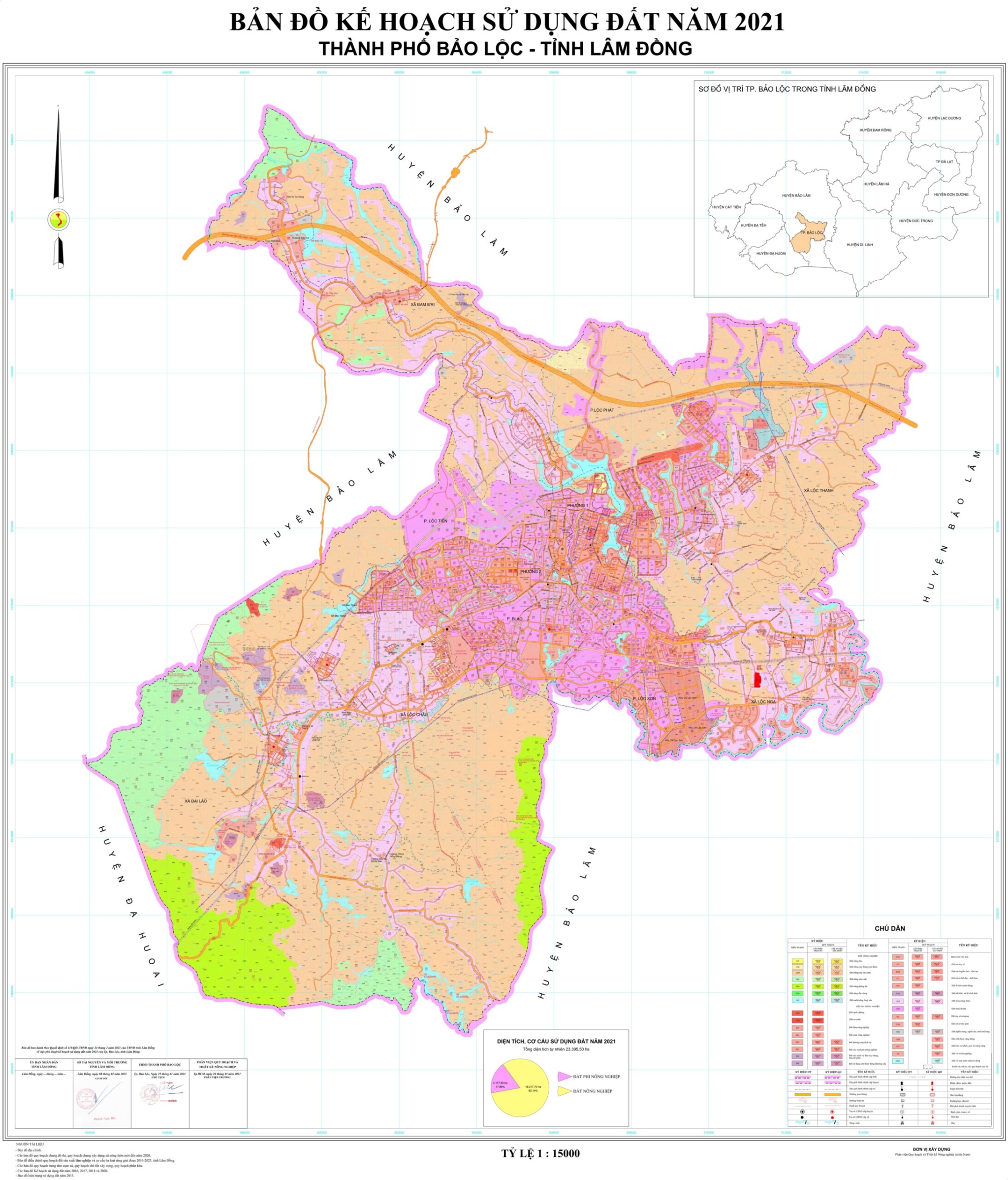 Bản đồ quy hoạch Bảo Lộc Lâm Đồng 2021