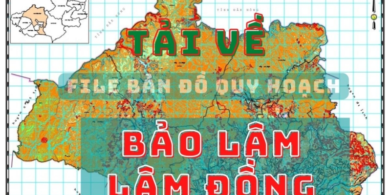 Bản đồ quy hoạch huyện Bảo Lâm