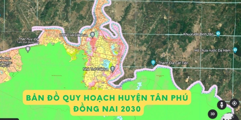 Bản đồ quy hoạch huyện Tân Phú Đồng Nai