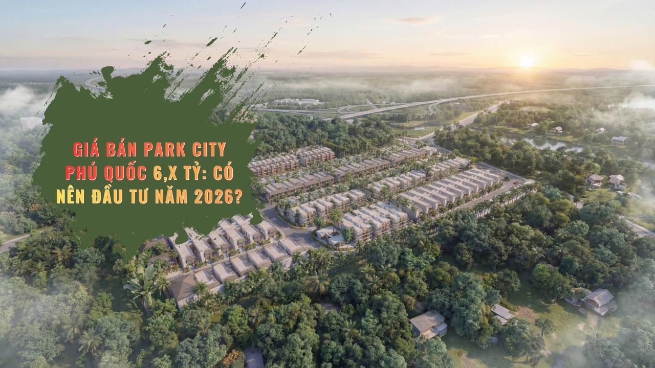 Giá bán Park City Phú Quốc 6,X Tỷ: Có nên đầu tư năm 2026?