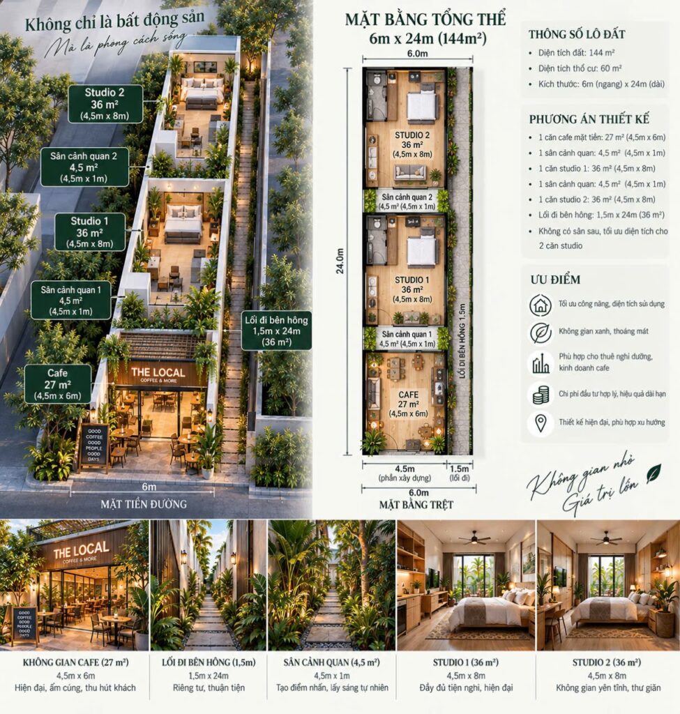 BÁN ĐẤT PHỐ TÂY CỬA LẤP – TRẦN HƯNG ĐẠO, PHÚ QUỐC | GIÁ 4,5 TỶ